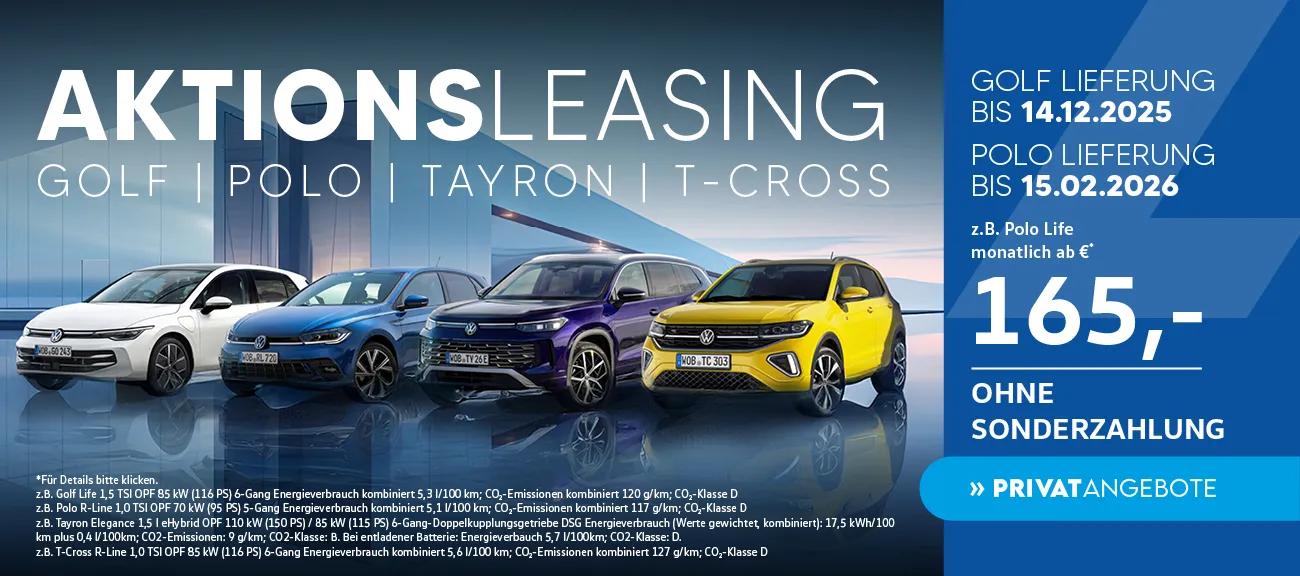 VW PLUS AE LEASING AKTION