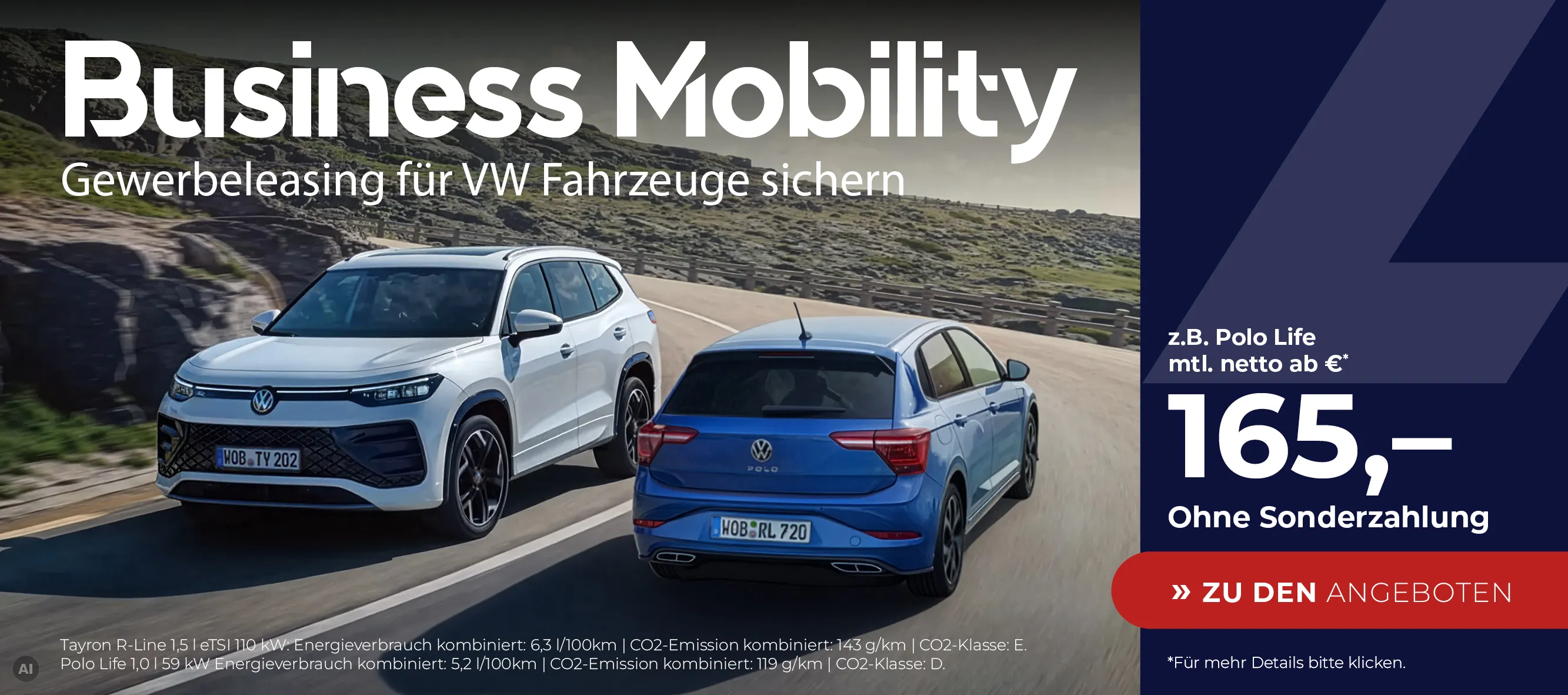 VW Gewerbeleasing Q3