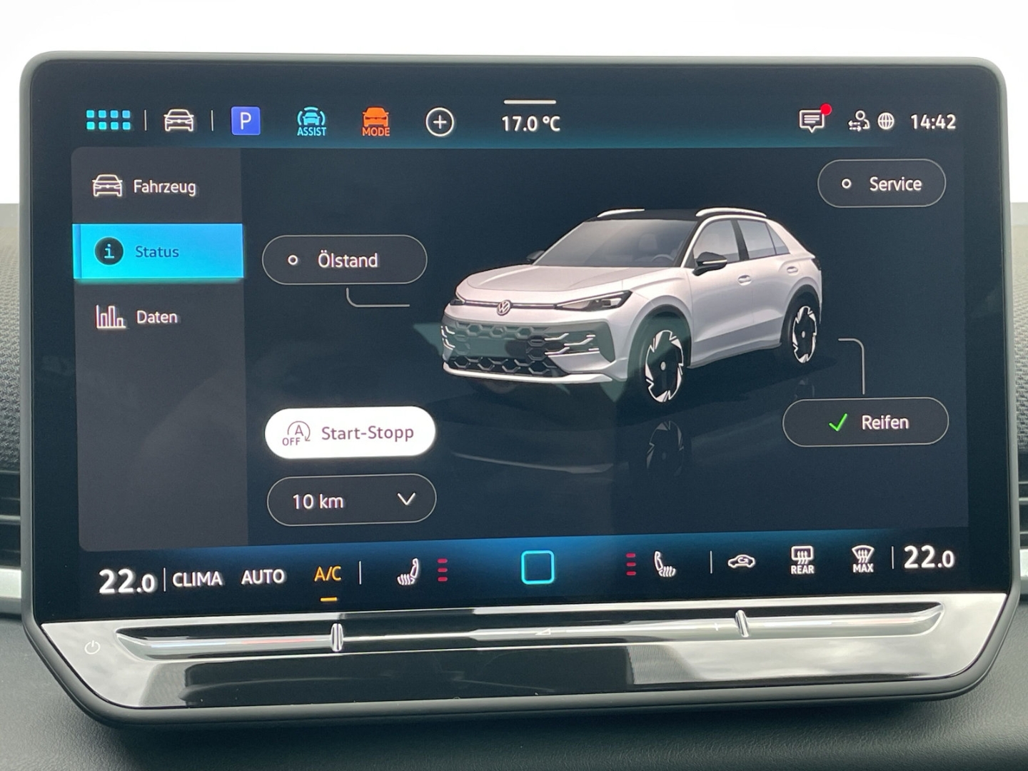 T-Roc R-Line 1.5eTSI 360°Kamera/HUD/ACC/Navi/App-Connect/Keyless/Spurwechsel