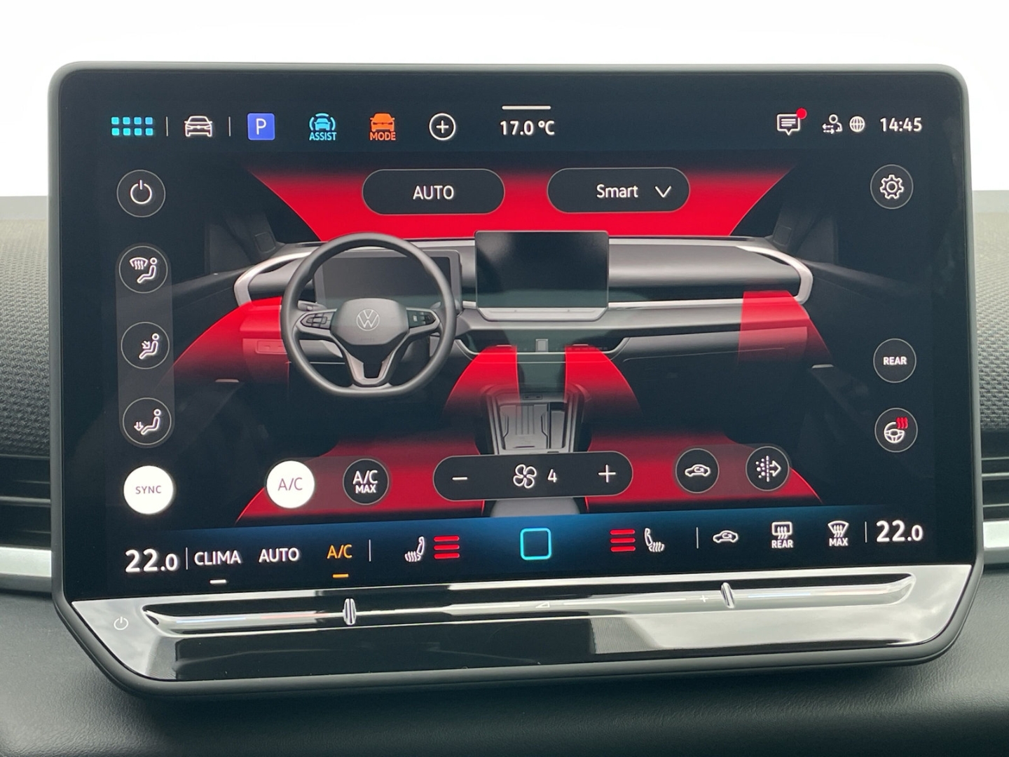 T-Roc R-Line 1.5eTSI 360°Kamera/HUD/ACC/Navi/App-Connect/Keyless/Spurwechsel