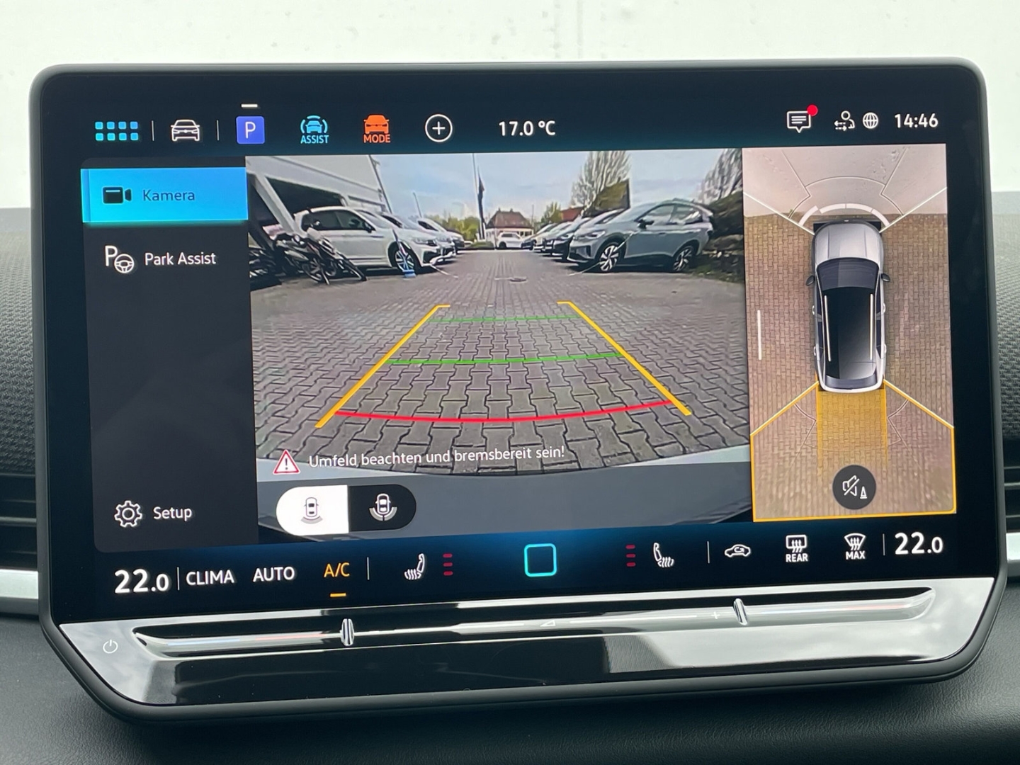 T-Roc R-Line 1.5eTSI 360°Kamera/HUD/ACC/Navi/App-Connect/Keyless/Spurwechsel