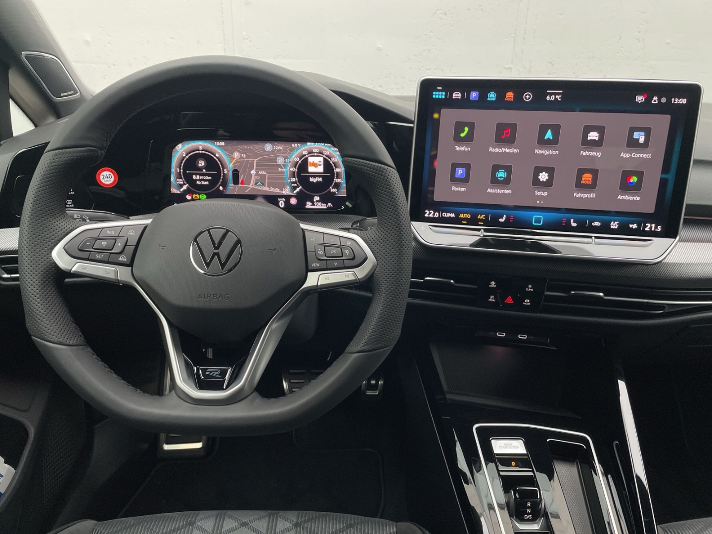 Golf VIII R-Line 2.0 TDI DSG Black Style Kamera ACC