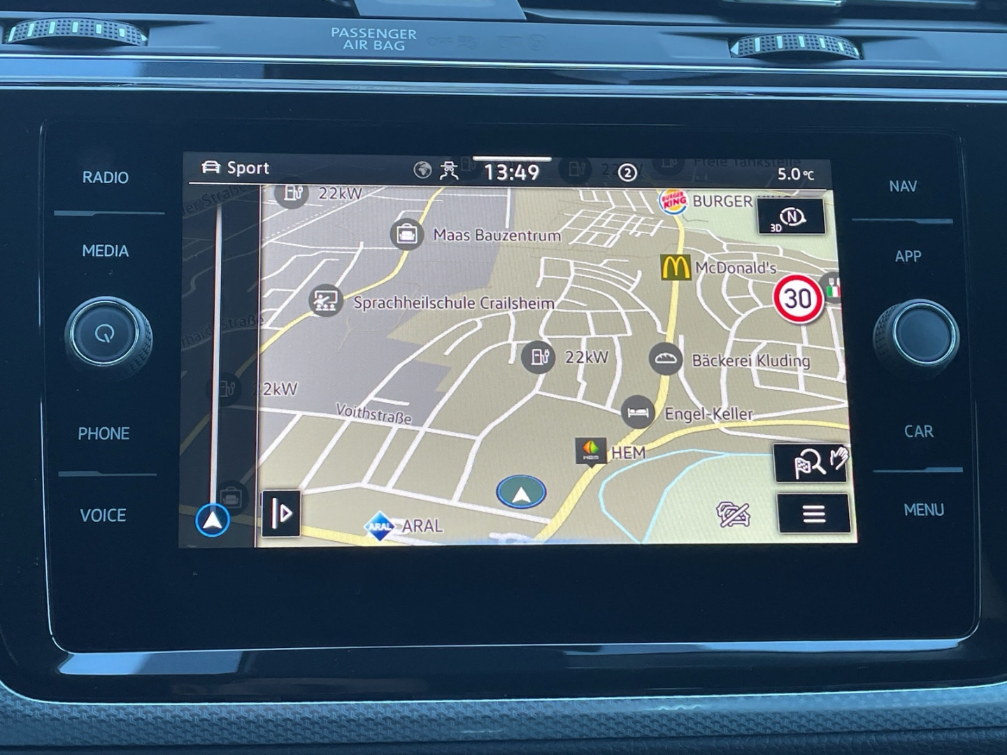 Touran R-Line 1.5TSI DSG AHK/Navi/LED/Kamera/ACC