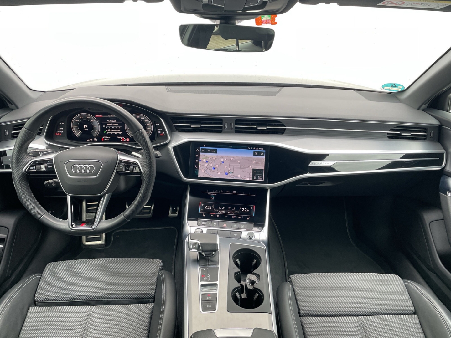 A6 50TFSIe quattro S-line Matrix/ACC/Navi/App-Connect/Sitzhzg/Standklima/Teilleder