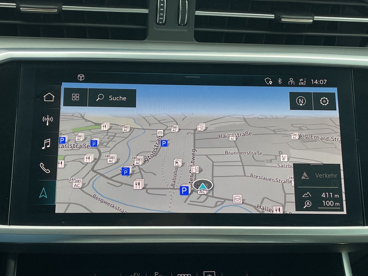 A6 50TFSIe quattro S-line Matrix/ACC/Navi/App-Connect/Sitzhzg/Standklima/Teilleder