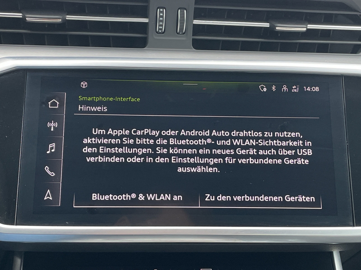 A6 50TFSIe quattro S-line Matrix/ACC/Navi/App-Connect/Sitzhzg/Standklima/Teilleder