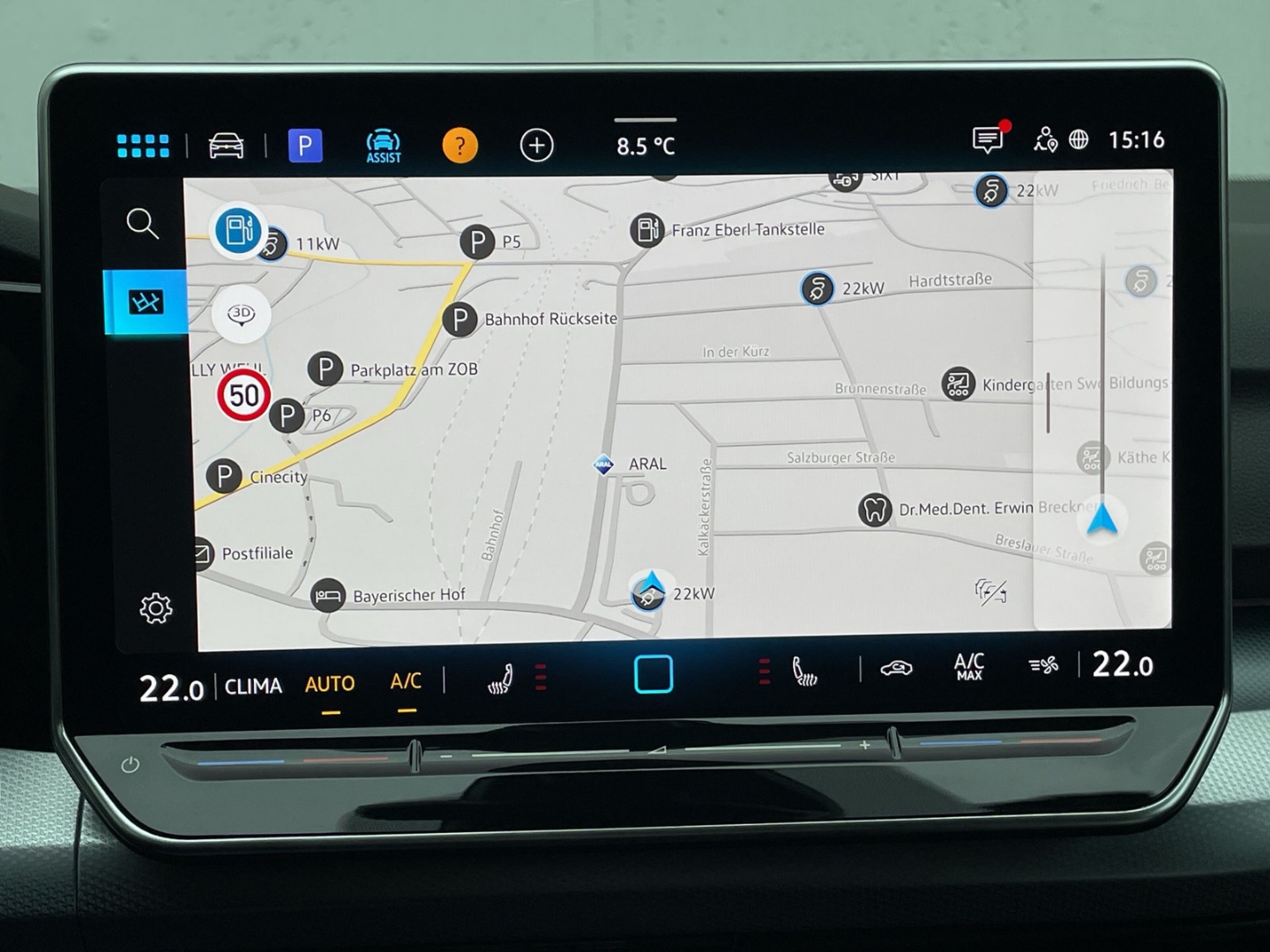 Golf VIII 1.5 eTSI DSG Goal AHK/Kamera/IQ.Light/ACC/Navi/App-Connect