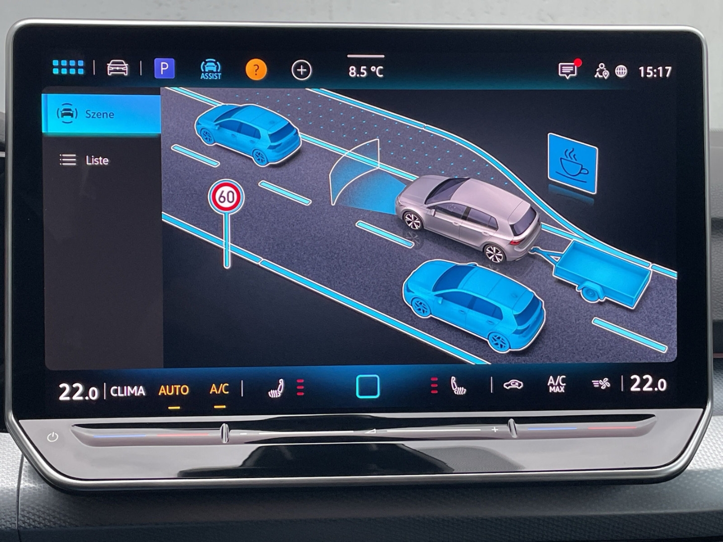 Golf VIII 1.5 eTSI DSG Goal AHK/Kamera/IQ.Light/ACC/Navi/App-Connect