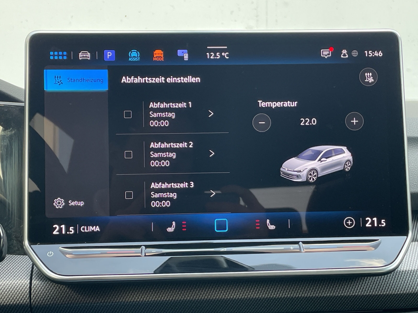 Golf VIII 1.5 eTSI DSG R-Line Pano/Standhzg/CAM /App-Connect/LED/ACC