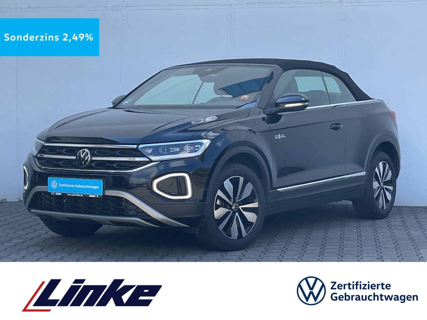 T-Roc Cabriolet 1.0 TSI Goal Kamera/Navi/ACC/LED/App-Co...