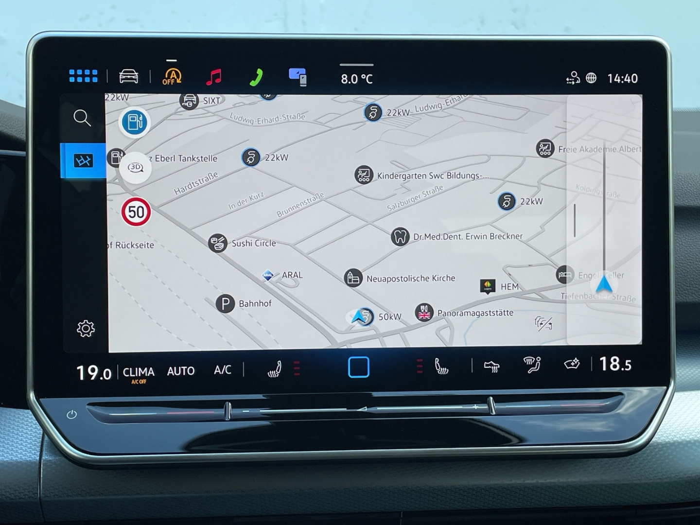 Golf VIII 1.5 eTSI DSG Energy AHK/ACC/Navi/LED Plus/Lenkradhzg/App-Connect