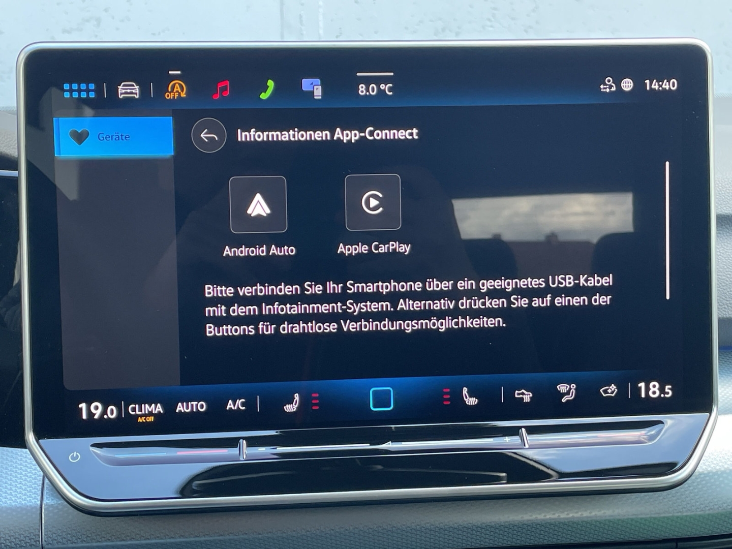 Golf VIII 1.5 eTSI DSG Energy AHK/ACC/Navi/LED Plus/Lenkradhzg/App-Connect