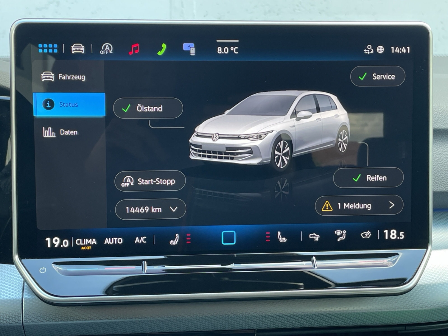 Golf VIII 1.5 eTSI DSG Energy AHK/ACC/Navi/LED Plus/Lenkradhzg/App-Connect