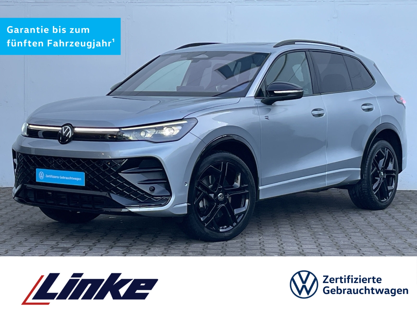 Tiguan 2.0TDI R-Line 4M Black Pano/Standhzg/AHK/HUD/LEDER/Keyless/H&K/ACC/360&deg;Kamera/DCC/Matrix/