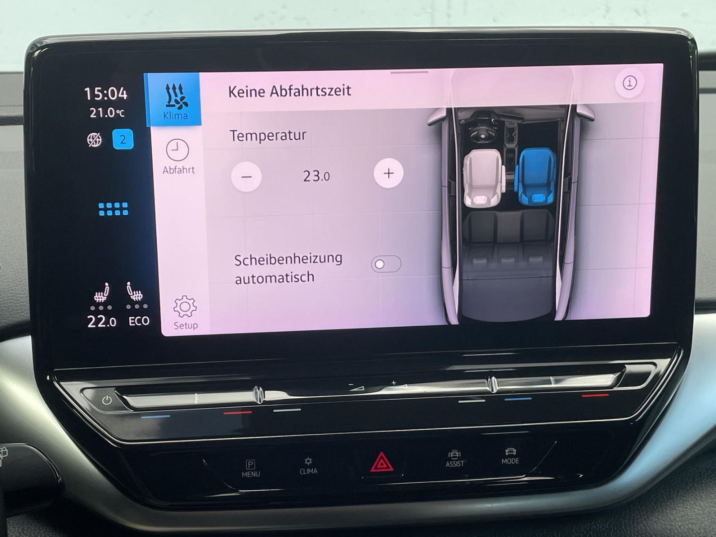 ID.4 Pro Performance AHK/HUD/Kamera/DCC/Keyless/Navi/App-Connect/Velours/21''/