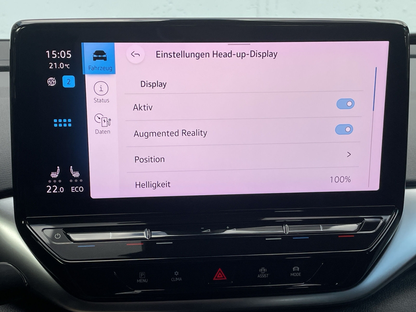 ID.4 Pro Performance AHK/HUD/Kamera/DCC/Keyless/Navi/App-Connect/Velours/21''/