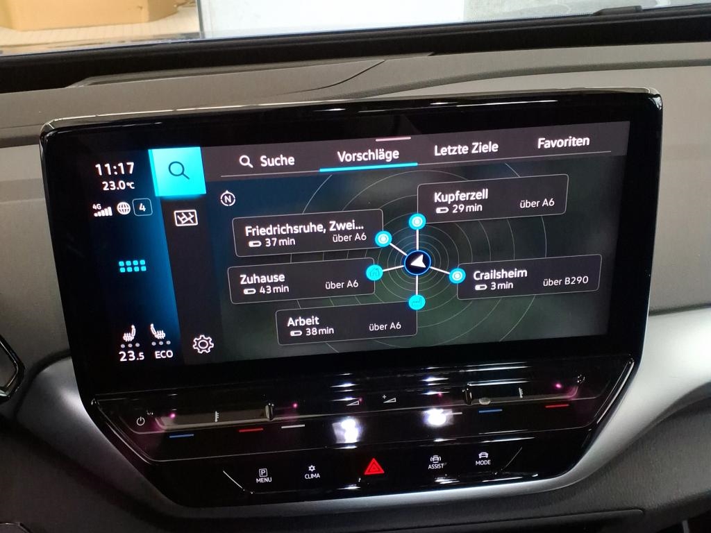ID.4 Pro Performance AHK/HUD/Kamera/DCC/Keyless/Navi/App-Connect/Velours/21''/