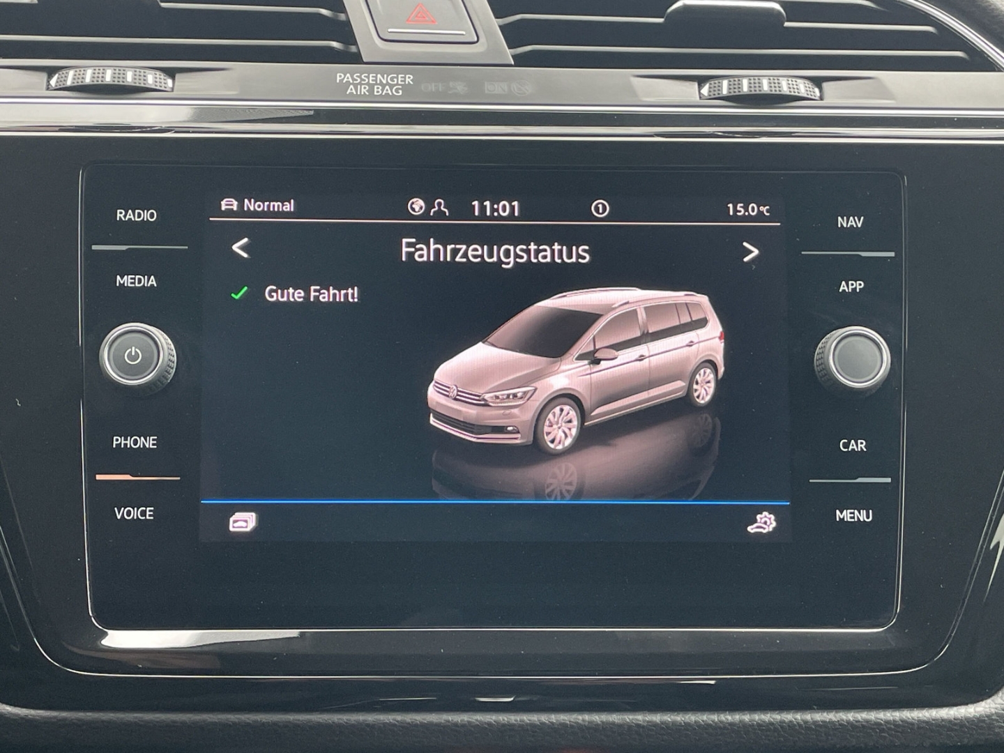 Touran 1.5 TSI DSG Highline AHK/Kamera/LED/Navi/App-Connect/ACC/Travel/Spurwechsel/el.Heckklappe
