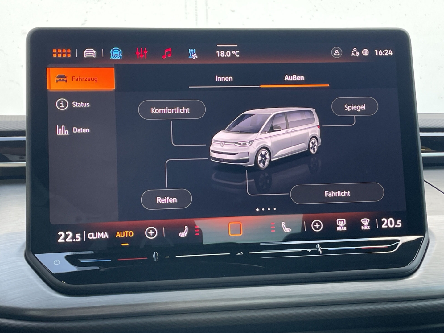 T7 Multivan Generation 2.0TSI DSG LÜ AHK/360°Kamera/ACC/App-Co/el.Heckklappe/Keyless/Matrix/Standhzg