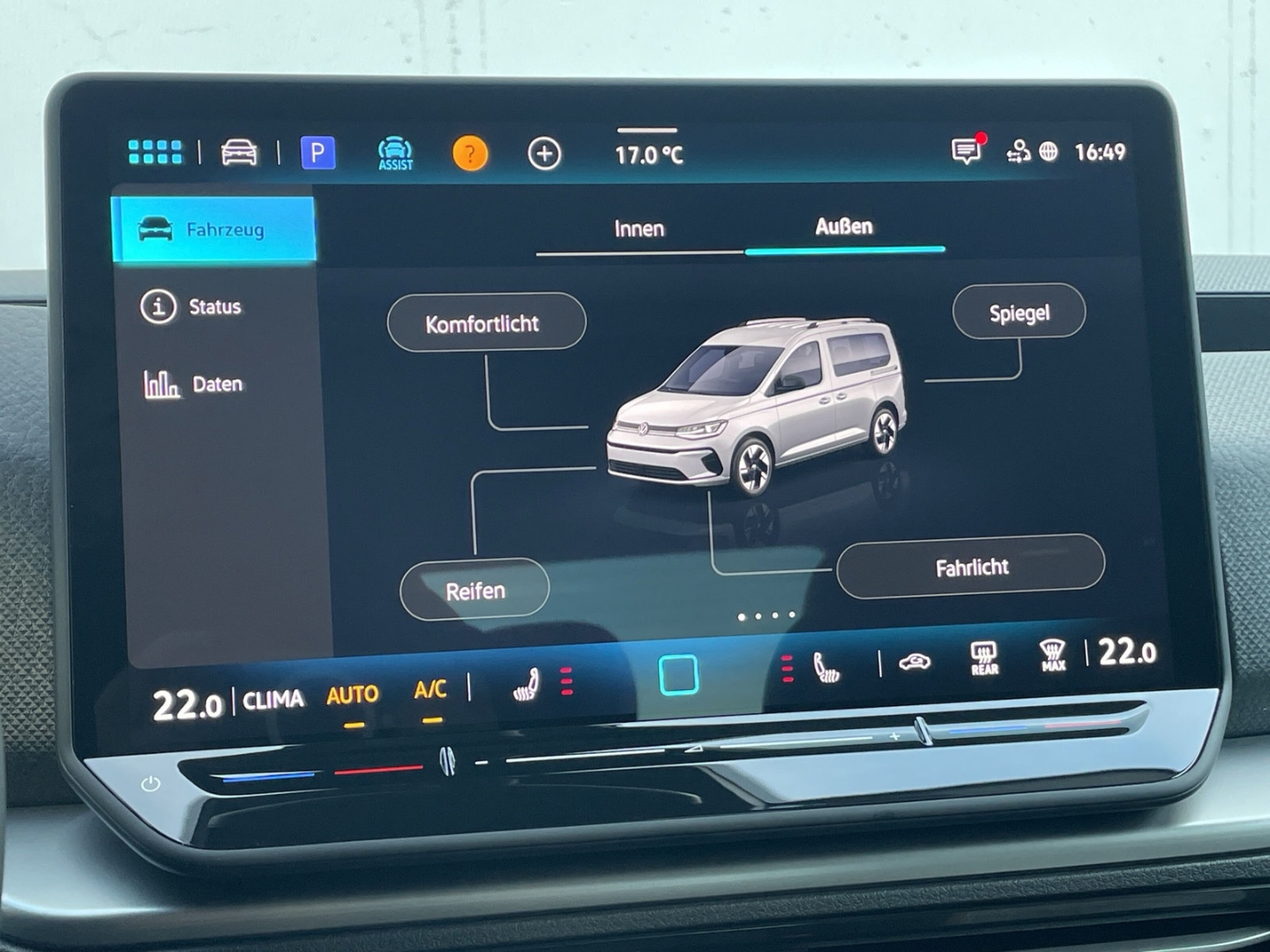 Caddy Edition 1.5 TSI DSG AHK/LED/Kamera/App-Connect/ACC/Travel/Spurwechsel/Sitzhzg/