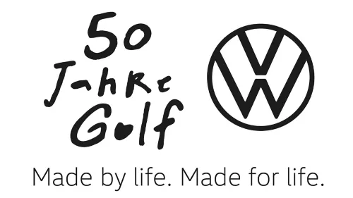 Autohaus Linke in Crailsheim VW 50 Golf Frontansicht Logo