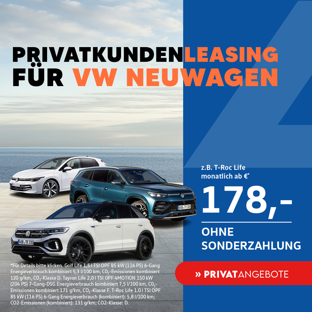 Beitrag VW Privatleasing neuwagen