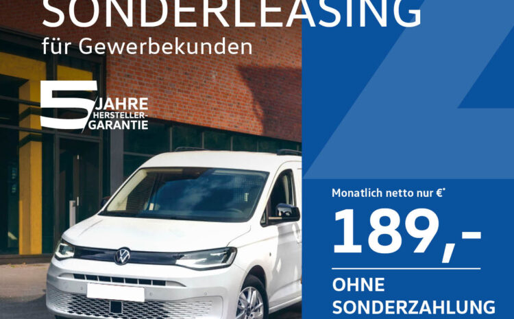 Caddy Cargo für Gewerbekunden