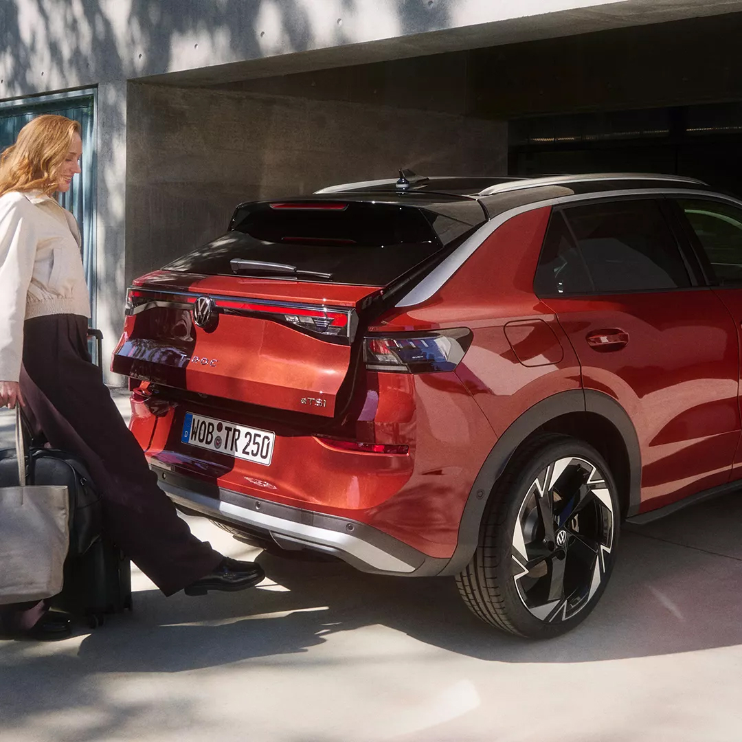 VW T-Roc Heck Klappe wird geöffnet