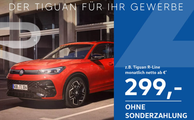  Tiguan R-Line Business Leasing