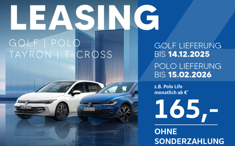  Aktionsleasing – VW Neuwagen Leasing