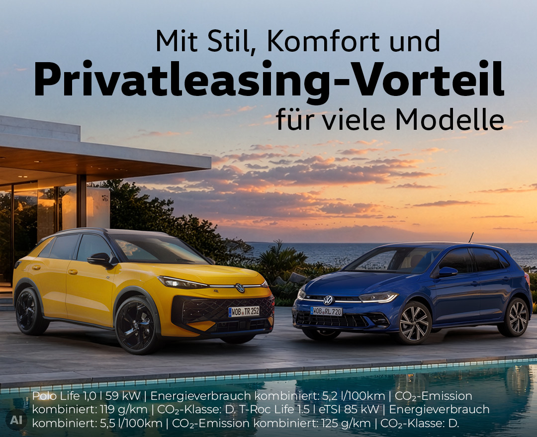 Privatleasing Vorteil für viele Modelle